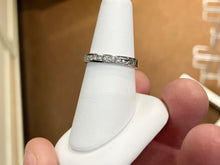 Load image into Gallery viewer, Channel Set Diamond Wedding Ring 0.25 Carats