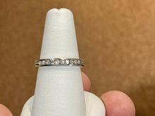Load image into Gallery viewer, Channel Set Diamond Wedding Ring 0.25 Carats