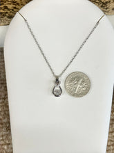 Load image into Gallery viewer, Silver Shimmer Diamond Pendant