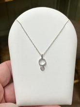 Load image into Gallery viewer, Silver Diamond Pendant