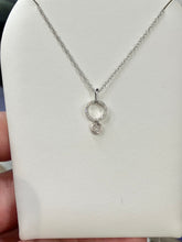 Load image into Gallery viewer, Silver Diamond Pendant