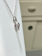 Load image into Gallery viewer, Silver Shimmer Diamond Pendant