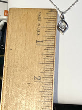 Load image into Gallery viewer, Silver Shimmer Diamond Pendant