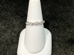 Silver Natural Diamond Ring