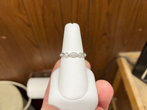 Silver Natural Diamond Ring