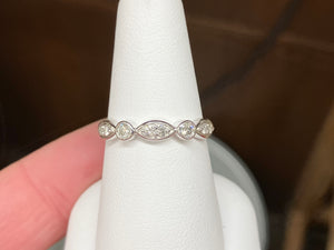 Silver Natural Diamond Ring