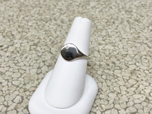 Load image into Gallery viewer, Silver Diamond Signet Ring