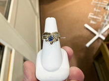 Load image into Gallery viewer, Sapphire And Diamond Gold Ring
