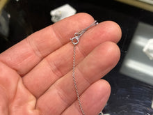 Cargar imagen en el visor de la galería, Sapphire And Diamond White Gold Pendant
