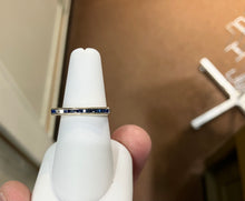 Load image into Gallery viewer, Sapphire And Diamond Gold Ring