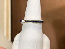 Load image into Gallery viewer, Sapphire And Diamond Gold Ring