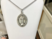 Charger l'image dans la galerie, Our Lady Of All Nations Silver Pendant And Chain