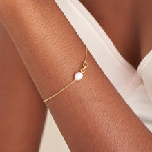 Load image into Gallery viewer, Pearl Link Chain Bracelet