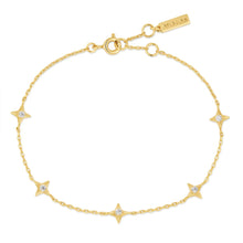 Laden Sie das Bild in den Galerie-Viewer, Gold Stars Station Bracelet