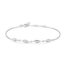 Load image into Gallery viewer, Silver Multi Sparkle Bracelet