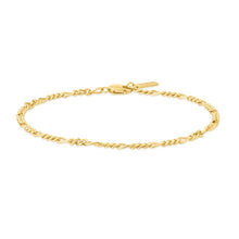 Load image into Gallery viewer, Gold Filia Curb Chain Bracelet
