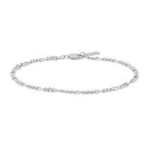 Load image into Gallery viewer, Silver Filia Curb Chain Bracelet