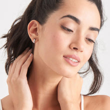 Cargar imagen en el visor de la galería, Ania Haie Luxe Huggie Hoop Silver Earring