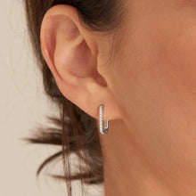 Load image into Gallery viewer, Glam Oval Hoop Earrings