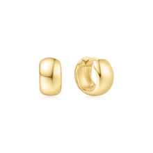 Charger l'image dans la galerie, Gold Chubby Small Huggie Hoop Earrings