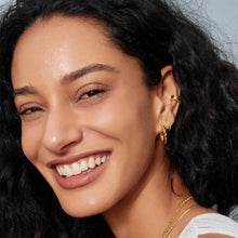 Load image into Gallery viewer, Ania Haie Twisted Huggie Hoop Earrings