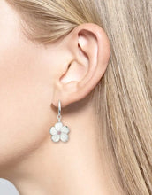 Load image into Gallery viewer, White Cherry Blossom Pink Sapphire Earrings
