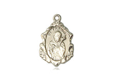 Load image into Gallery viewer, Saint Francis Gold Filled Pendant And Chain