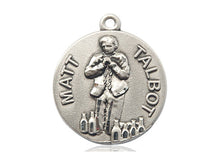 Load image into Gallery viewer, Venerable Matt Talbot Silver Pendant And Chain Religious