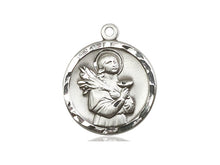 Load image into Gallery viewer, Saint Lucy Silver Pendant With Chain