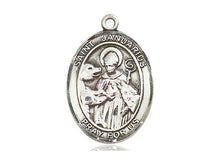 Load image into Gallery viewer, Saint Januarius Silver Pendant With 18 Inch Chain Religious