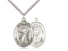 Load image into Gallery viewer, Divine Mercy Silver Pendant With Chain Religious