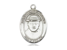 Charger l'image dans la galerie, Saint Damien Of Molokai Silver Medal With Silver Chain Religious