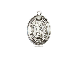 Saint James The Greater Silver Pendant With Chain Religious