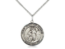 Cargar imagen en el visor de la galería, Saint John The Baptist Medal With 18 Inch Silver Chain Religious