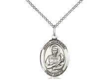 Load image into Gallery viewer, Saint Lawrence Silver Pendant With 18 Inch Chain Religious