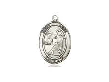 Load image into Gallery viewer, Saint Luke The Apostle Silver Pendant With Chain