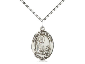 Saint Bonaventure Silver Pendant And Chain