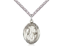 Load image into Gallery viewer, Our Lady Star Of The Sea Silver Pendant And Chain