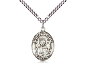 Our Lady Of La Vang Silver Pendant With Chain