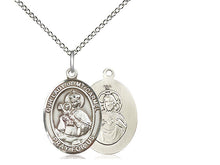 Load image into Gallery viewer, Our Lady Of Mount Carmel Silver Pendant With Chain Religious