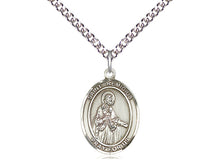 Load image into Gallery viewer, Saint Remigius Of Reims Silver Pendant And Chain