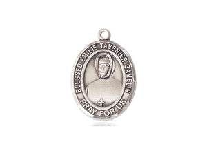 Blessed Emilie Gamelin Silver Pendant And Chain
