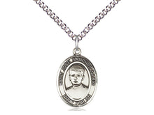 Load image into Gallery viewer, Saint Jose Sanchez Del Rio Silver Pendant And Chain