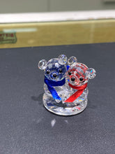 Load image into Gallery viewer, Hugging Teddies Crystal Figurine