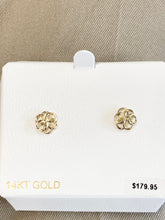 Load image into Gallery viewer, Gold Knot Small Stud Earrings