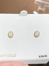Load image into Gallery viewer, Opal 14 K Yellow Gold Earrings