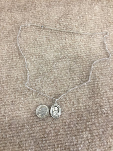 Saint Thomas The Apostle Silver Pendant With Chain Religious