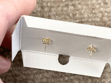 Load image into Gallery viewer, Small Gold Ball Stud Earrings