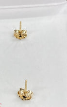 Load image into Gallery viewer, Gold Hammered Infinity Earrings
