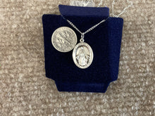 Load image into Gallery viewer, Our Lady Of Peace Silver Pendant And Chain